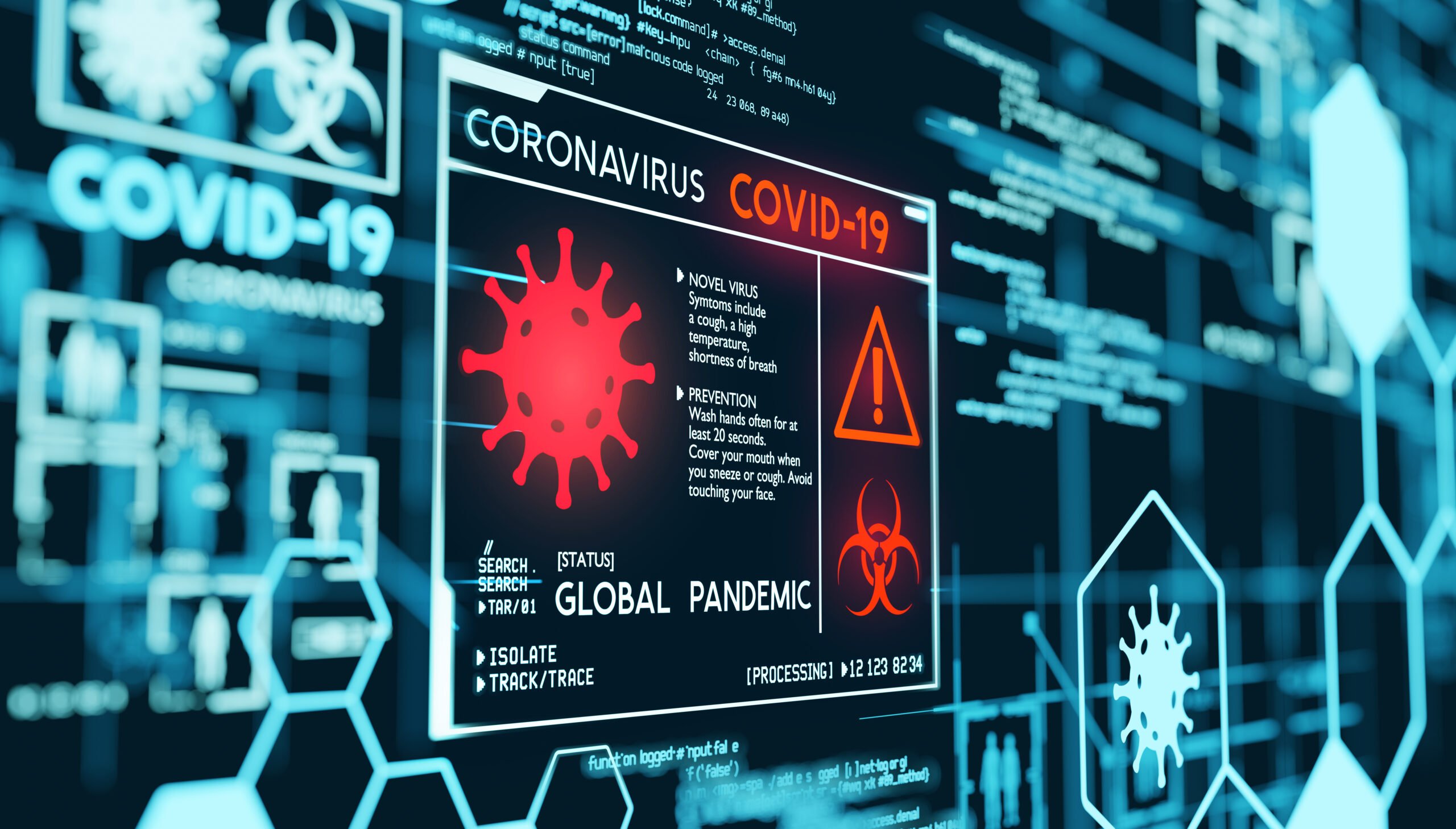 Coronavirus,Covid-19,Global,Pandemic,Data,Visualization.,3d,Illustration